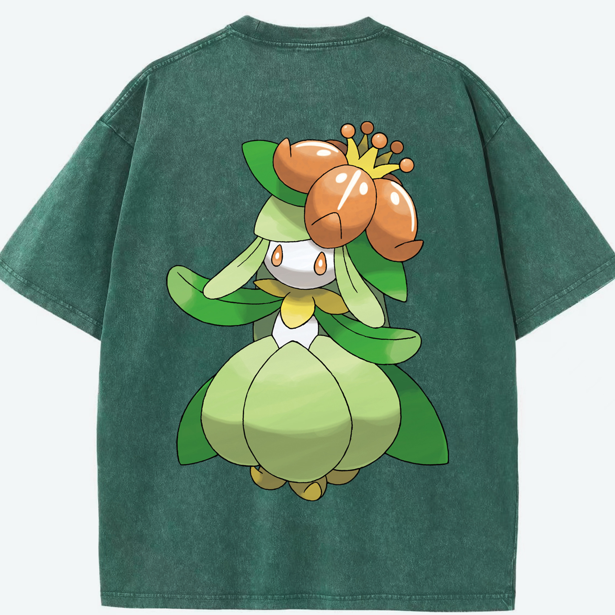 （画像用） ポケットモンスター Pokémon 綿100% ヴィンテージ風 半袖Tシャツ（背面プリント）